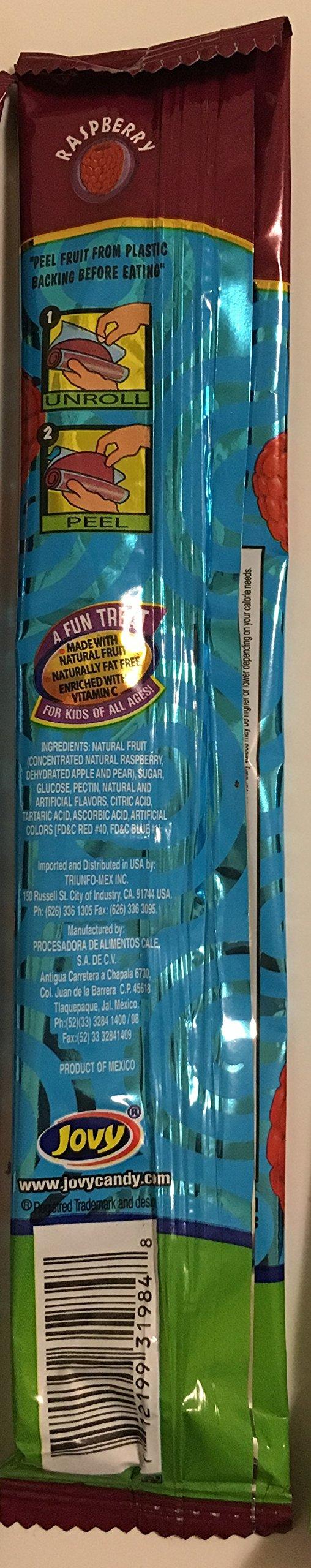 Jovy Jovy Fruit Roll Snack, Raspberry, 0.75 Ounce