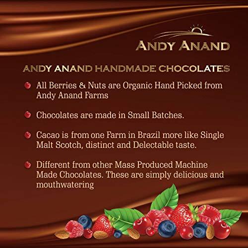 Andy Anand Chocolates Andy Anand Milk Chocolate Covered Cappuccino Biscotti Gift Boxed & Greeting Card, Delicious, Succulent & Crunchy, Birthday, Valentine's Day, Christmas, Holiday Food Gifts, Mothers Day (1 lbs)
