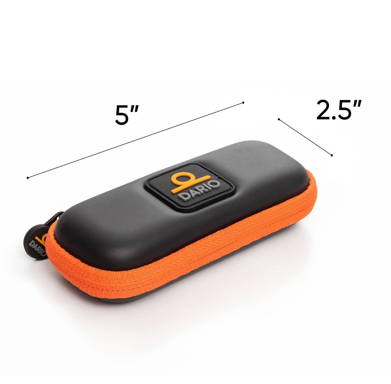 DARIO Dario Bundle: Smart Glucose Monitor Kit: Travel Case, Glucometer, 125 Test Strips, 110 Lancets (Lightning Adapter - For iPhones Up To 14 Only)