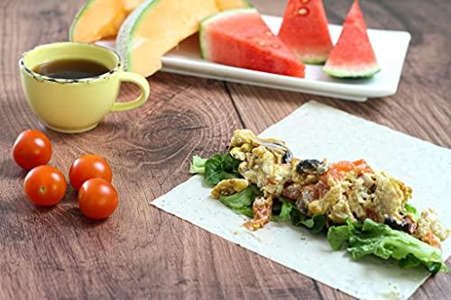 Norigami Norigami Egg Wraps with Pea Protein – Sesame Seeds. High Protein, Low Carb, Vegetarian. Thin Healthy Wraps -Certified Kosher, Non-GMO, Gluten Free -NOW Featuring 10 Wraps in a bag.