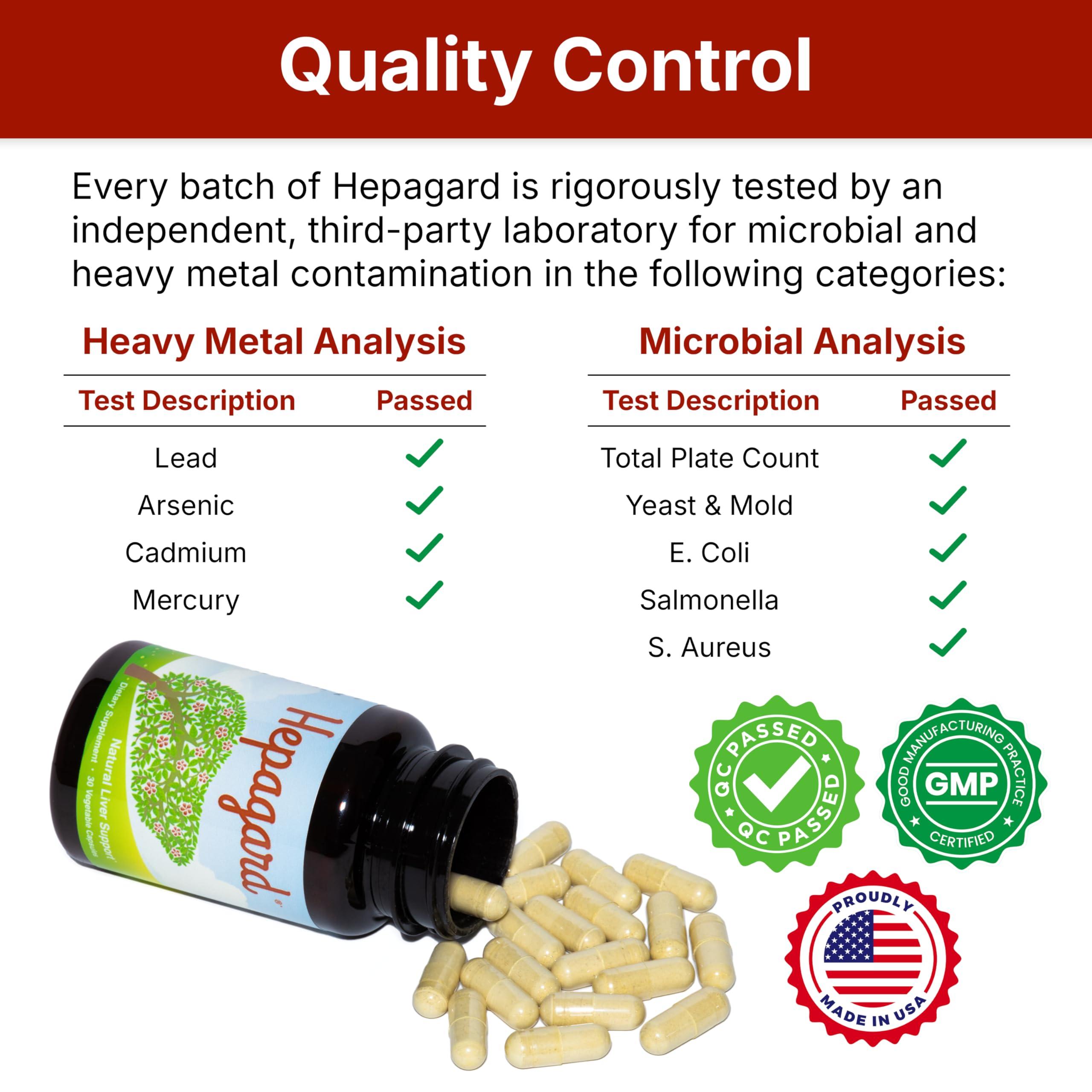 Hepagard Hepagard - Natural Liver Support Supplement Capsule with N-Acetyl Cysteine (NAC) - Non-GMO, Gluten-Free