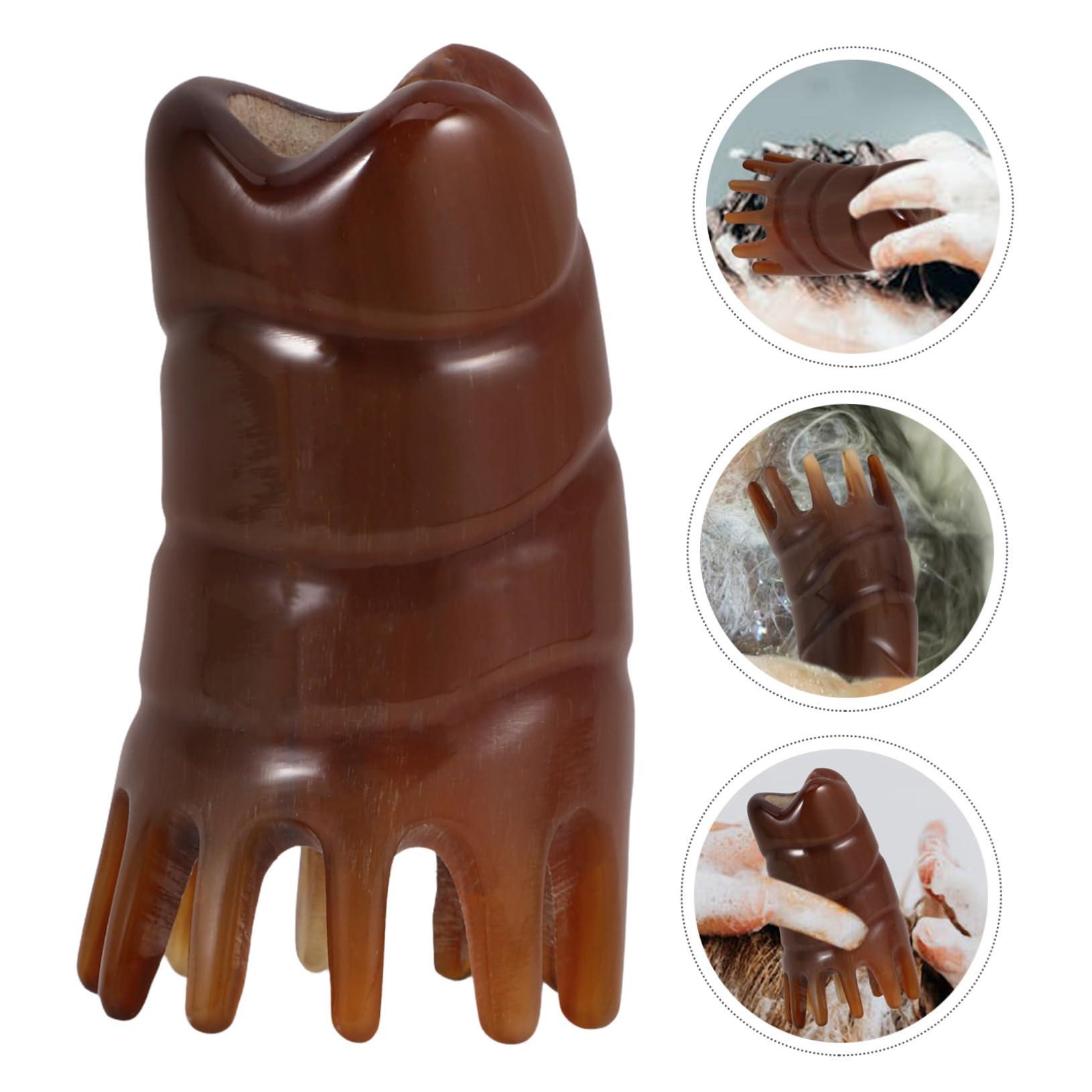 SEWOART SEWOART Bamboo Hair Washing Tool for Head Massage Scalp Massage Brush Massage Comb Scalp Portable Shampoo Brush Hair Cleansing Brush