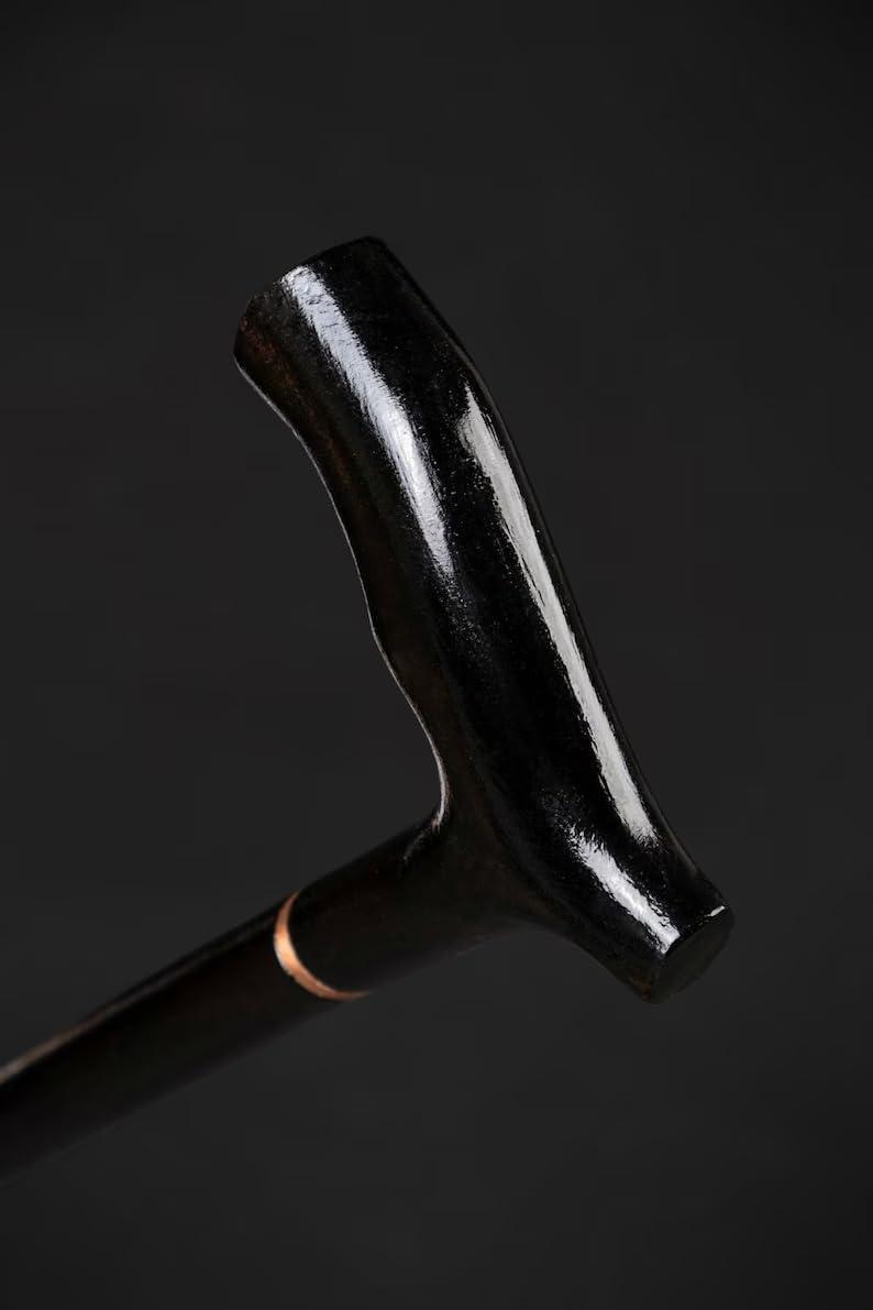 SHAIMPERIAL SHAIMPERIAL Handmade Ergonomic Wooden Walking Cane for Men and Women Fancy Gift Classic Derby Walking Handmade Exotic Wood Walking Cane Vintage Walking Cane Gift for Christmas,