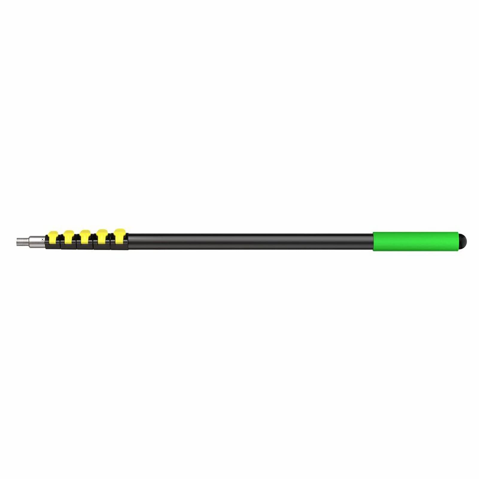 AoForce Easy flip-Tab Lock Mechanism Telescopic Pole, 2M-to-10.8M Telescopic Extension Pole, Lightweight Sturdy Aluminum Telescoping Pole, Cleaning, Trimming, Decorating Extension Pole (Color : Yellow, Size