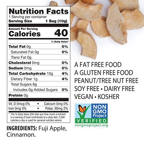 Brothers-ALL-Natural Brothers-ALL-Natural Fruit Crisps, Fuji Apple and Cinnamon, 0.35 Ounce (12 count, Pack of 2)