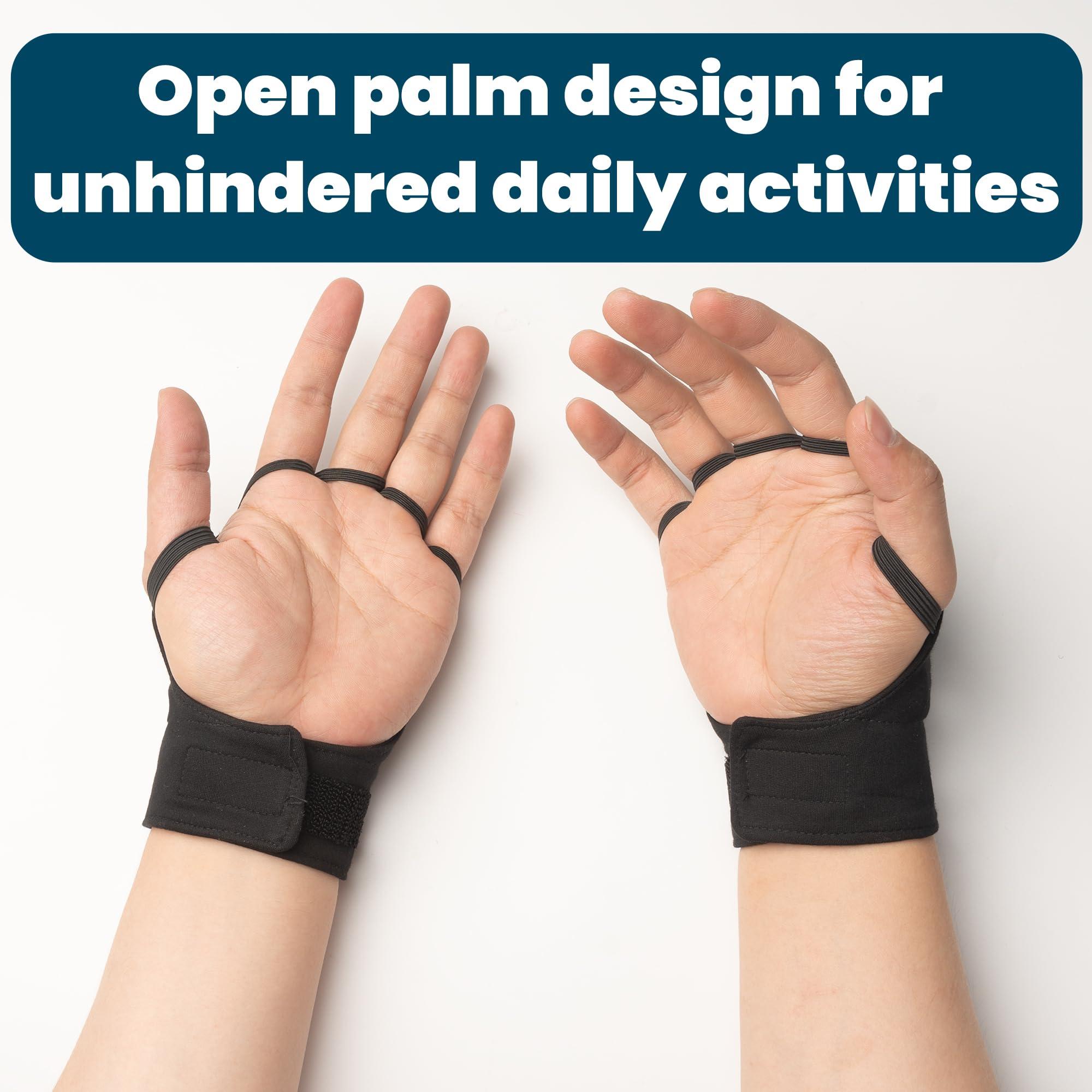 Flyangle Flyangle Adjustable Weighted Gloves for Hand Tremors, Adjustable Hand Stability Aid for Parkinson\'s Patients, Steel Weight Gloves for Enhanced Stability (2PK, Size L)