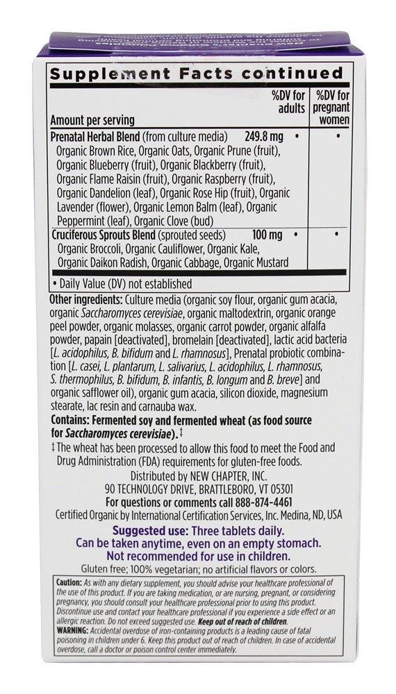 New Chapter New Chapter Perfect Prenatal 96 tabs ( Multi-Pack)