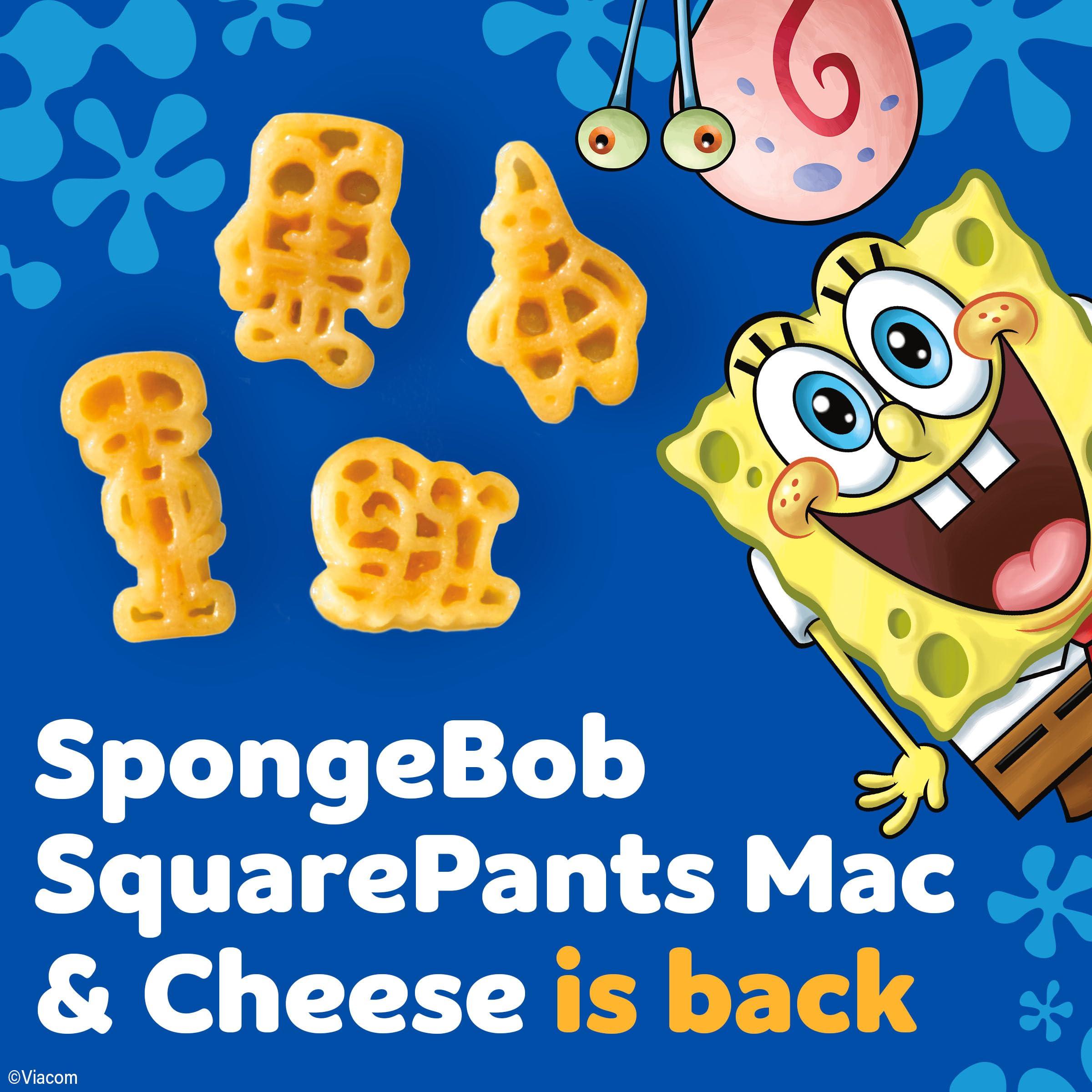 Kraft Kraft Mac & Cheese Macaroni and Cheese Dinner SpongeBob SquarePants, 5.5 oz Box