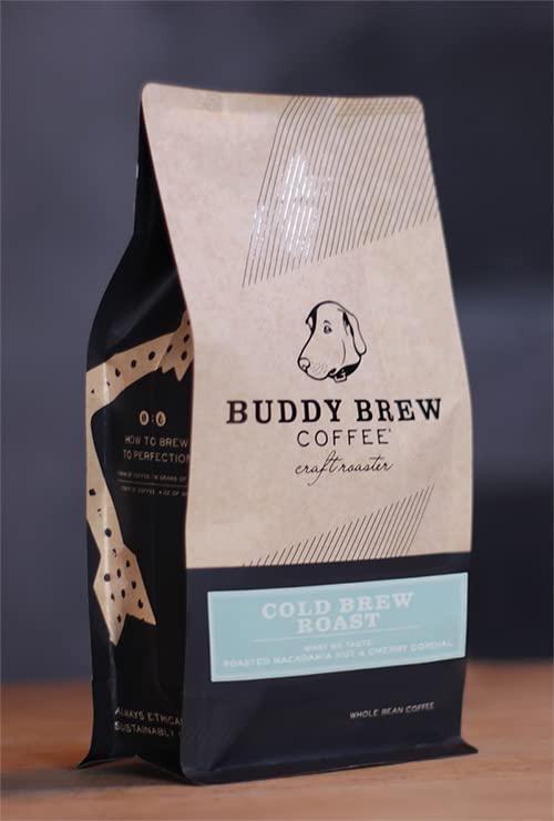 Buddy Brew Coffee Buddy Brew Coffee, Medium Roast Whole Bean - Cold Brew Roast - 5lb Bag - smooth and fresh - single origin - Ships within 24 hrs of order