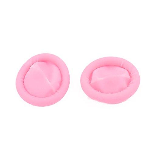 Aexit Aexit 100Pcs Finger Lab, Safety & Work Gloves Cots Protector Anti Static R-u-bber L-a-tex Finger Cots Cryogenic Gloves dispsle Pink