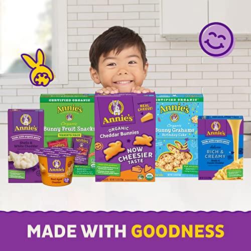 Annie's Homegrown Annie\'s Classic Cheddar Deluxe Rich and Creamy Microwave Mac & Cheese with Organic Pasta, 4 Ct, 2.6 OZ Cups