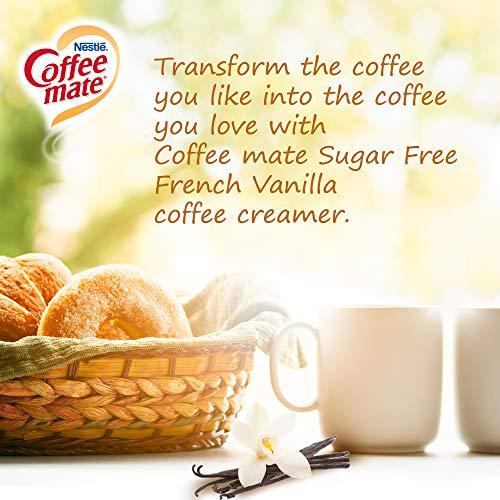 Nestle Coffee Mate French Vanilla Sugar Free Coffee Creamer 10.2 Oz (Pack of 2)