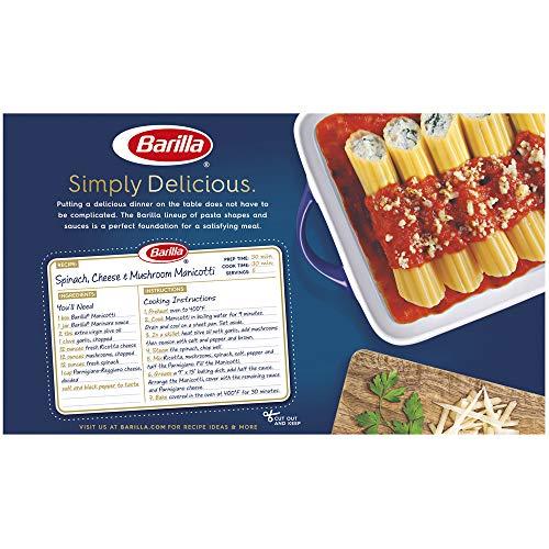Barilla Barilla Pasta, Manicotti, 8 Ounce (Pack of 4)