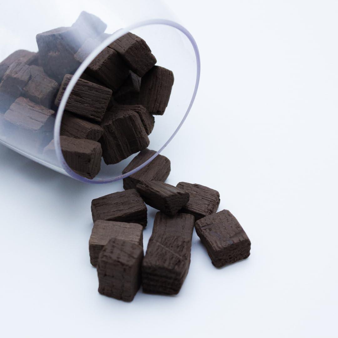 Oak Chips Inc. Oak Chips Inc. American Oak Cubes for Brewing - Heavy Toast - 10 lbs - Perfect for Aging Wines, Spirits, Beer, and More!