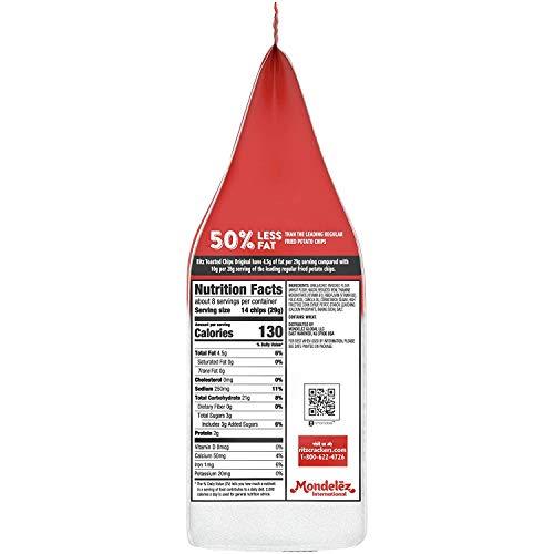 Toasted RITZ Toasted Chips Original, 8.1 oz (Pack of 2)