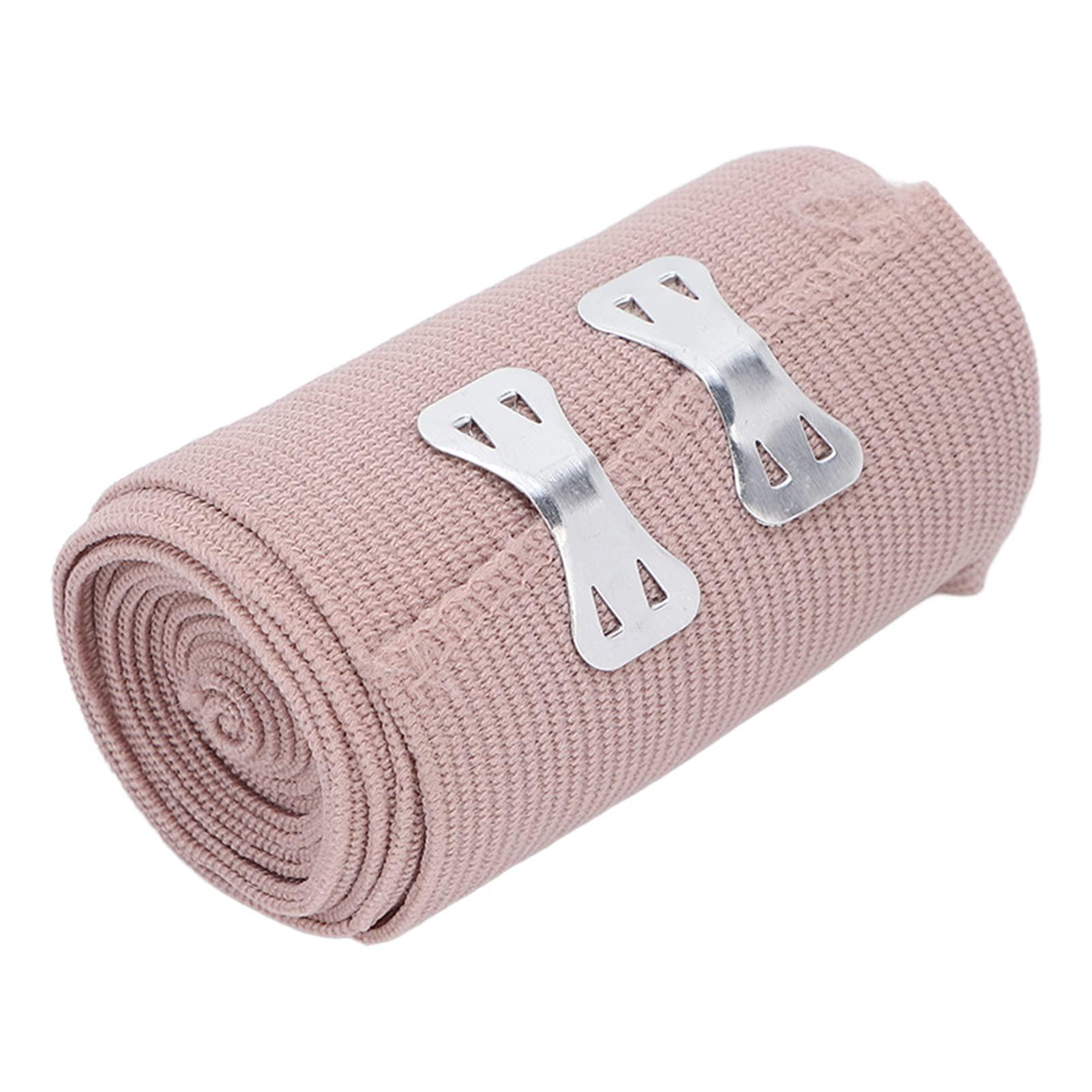 01 02 015 Elastic Bandage Wrap, Stable Reliable Bandage Wrap Long Lasting Effect for Elbows for Ankles for Wrists