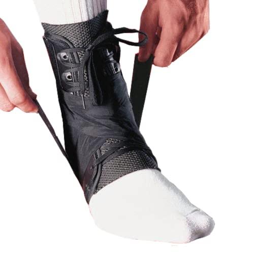 MEDIZED MEDIZED® Ankle Brace, Stabilizer, Lace Up Adjustable Support, Stirrup Compression – for Running, Basketball, Volleyball, Injury Recovery, Sprain, Ankle Wrap for Men, Women, and Children (Large)