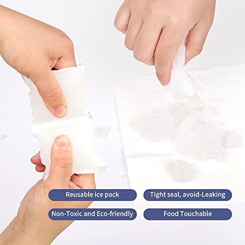 YouWeMed 36 Sheets Reusable Ice Packs for Coolers, Cold Pack for Shipping Food Cool Fresh, Freezer Ice Pack Long Lasting Cool Packs Keep Food Fresh Beverage Cold, Size 8.03\"x11.3\"