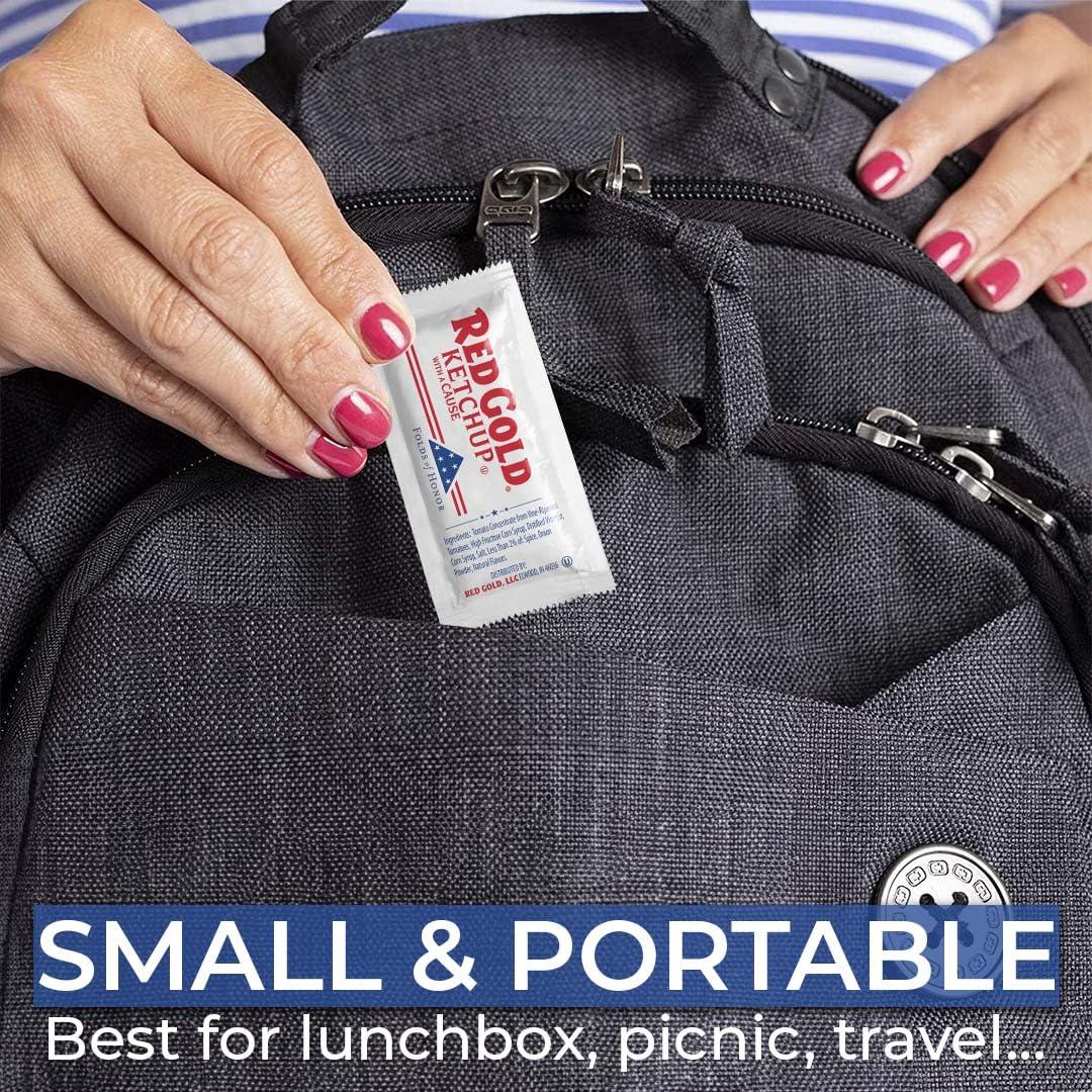 Velvet Nook Individual Condiment Packets Variety Pack 150-Count - 50 Packs of Each: Ketchup Packets, Mayo Packets and Mustard Packets Single Serve - Perfect Mini Travel Condiments for BBQ, Picnic, Events