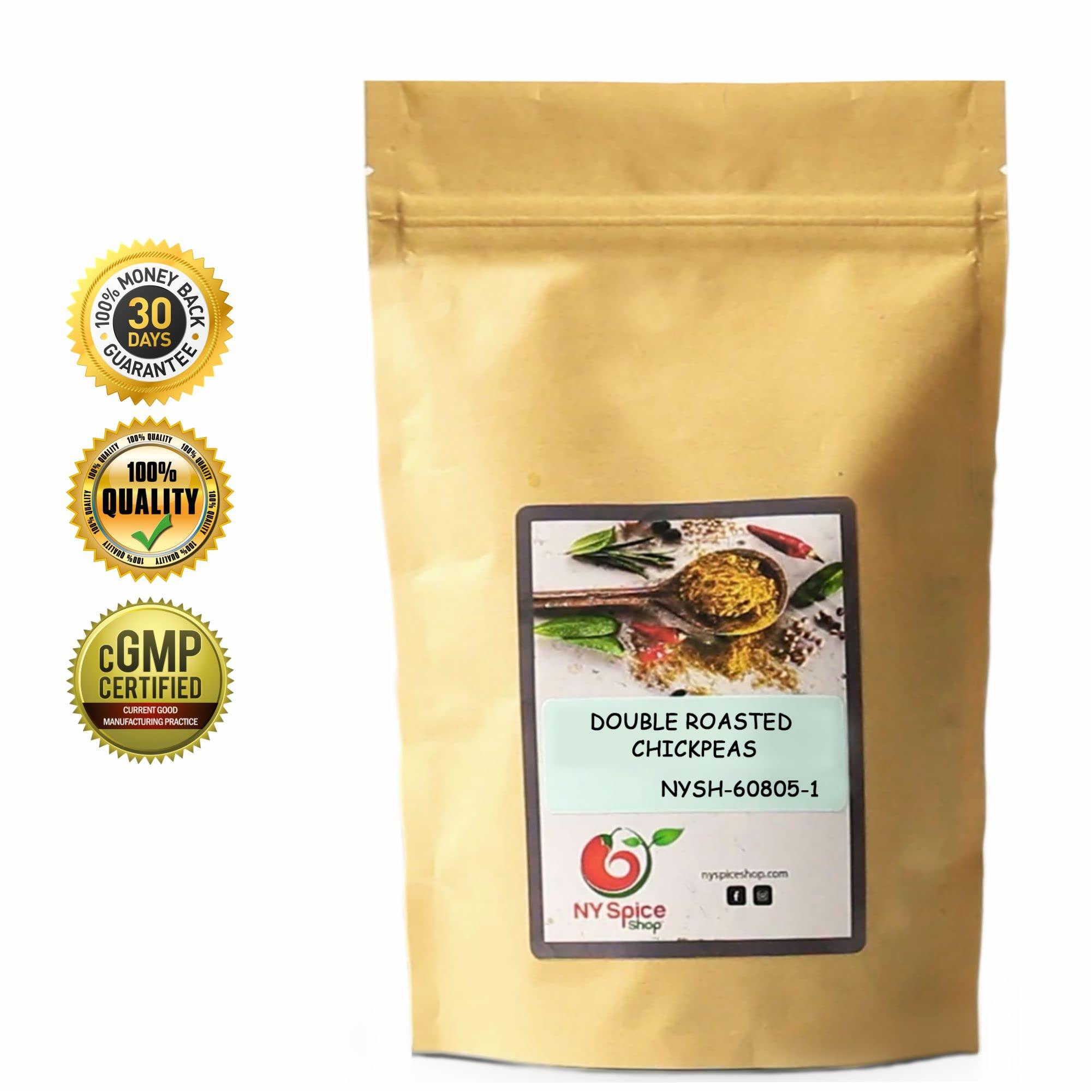 NY Spice Shop NY Spice Shop Yellow Double Roasted Chickpeas - 5 Pound Crispy Crunchy Dried Chickpeas Roasted - Bulk Healthy Snacks