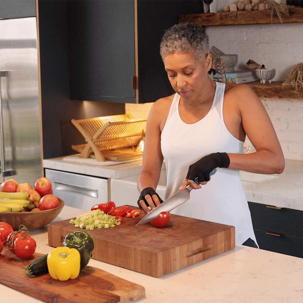 Copper Compression Copper Compression Arthritis Gloves | Fingerless Arthritis Carpal Tunnel Pain Relief Gloves For Men & Women | Hand Support Wrist Brace For Rheumatoid, Tendonitis, Swelling, Crocheting 2 Pairs Black S