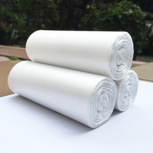 SOSOHOME 1.2 Gallon Small Trash Bags, 4.5 Liter Trash Can Liners Garbage Bags Wastebaskets Liners for Bathroom, 150 Counts Clear Bags