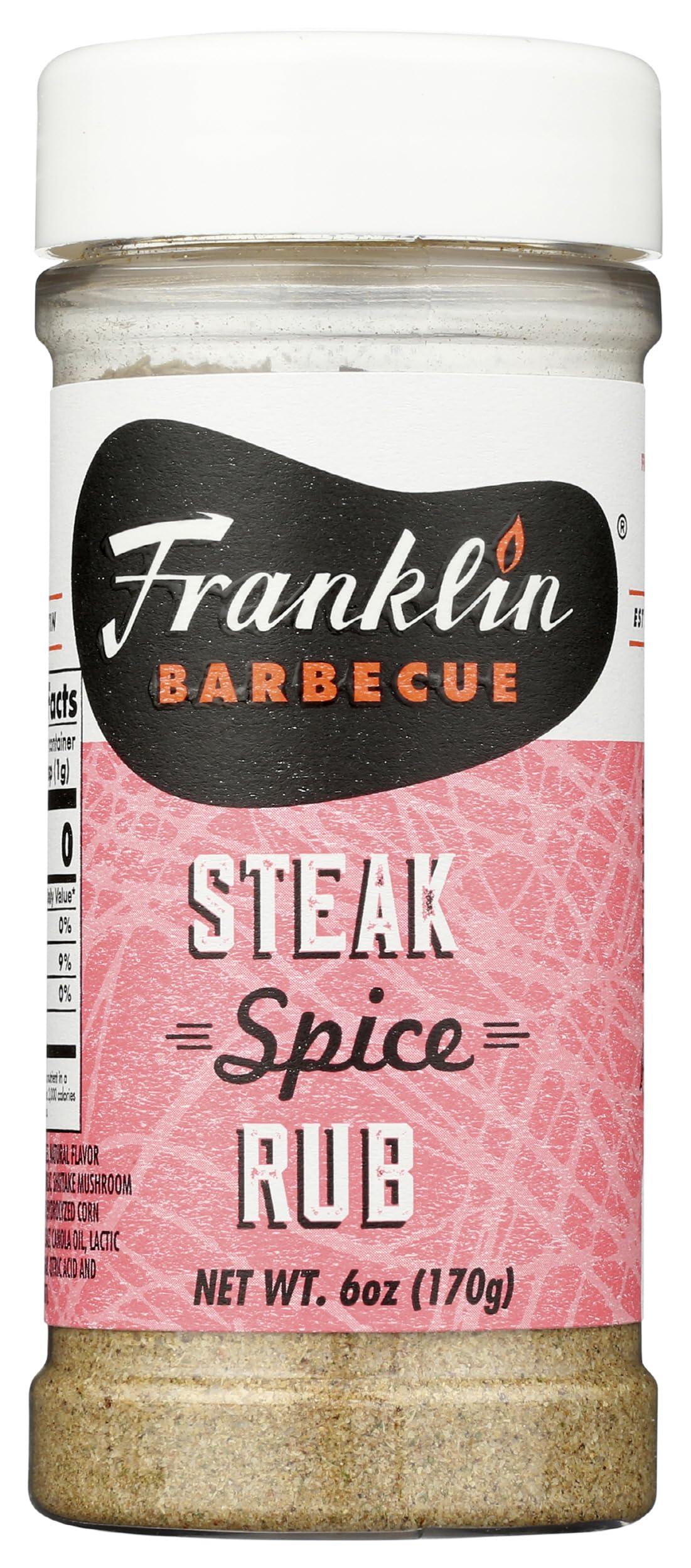 Franklin Franklin Barbecue Steak Spice Rub, 6 OZ