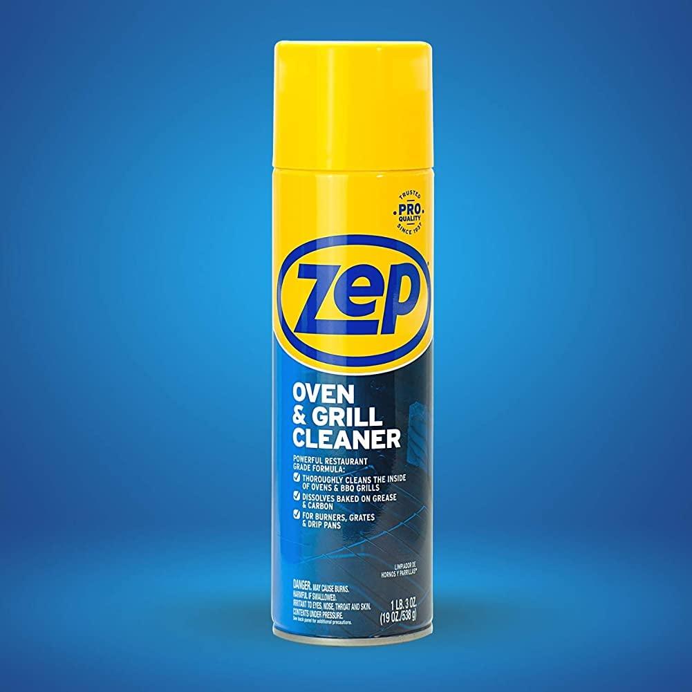 Zep Zep Heavy-Duty Oven and Grill Cleaner - 19 oz (Case of 2) ZUOVGR19 - Dissolves Grease on Contact, on Burners, Grates and Drip Pans