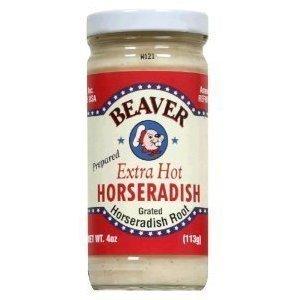 BEAVER Beaver Brand Extra Hot Horseradish 4 oz glass jar (Pack of 6)