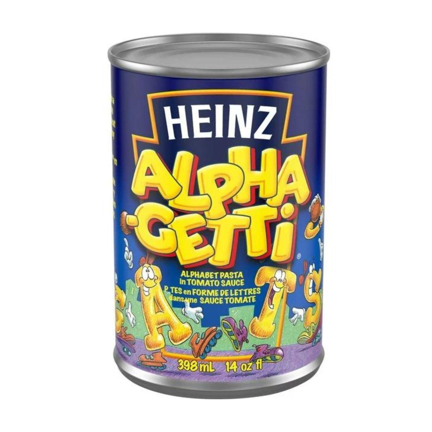 Generic Heinz Alphaghetti Pasta, Alphabet Pasta In Tomato Sauce, 398mL/13.5 fl. oz (Pack of 2) Shipped from Canada