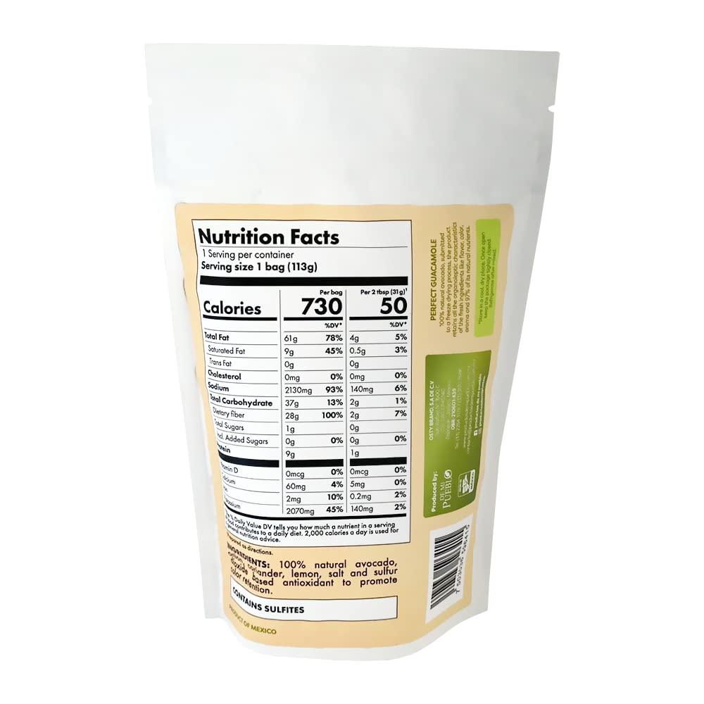 Osty Osty freeze dried Guacamole (Lime and Salt)