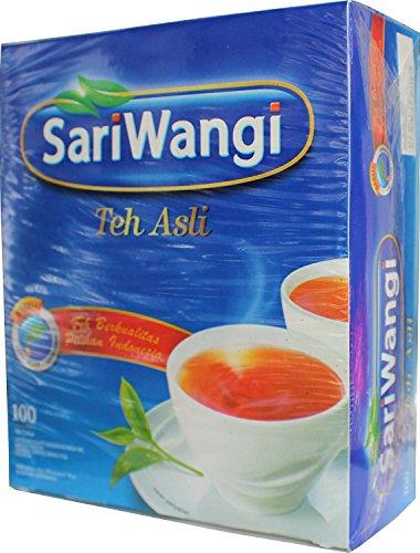 SARIWANGI Sariwangi Teh Asli, Indonesian Tea, 1 Box 100 Teabags, Halal