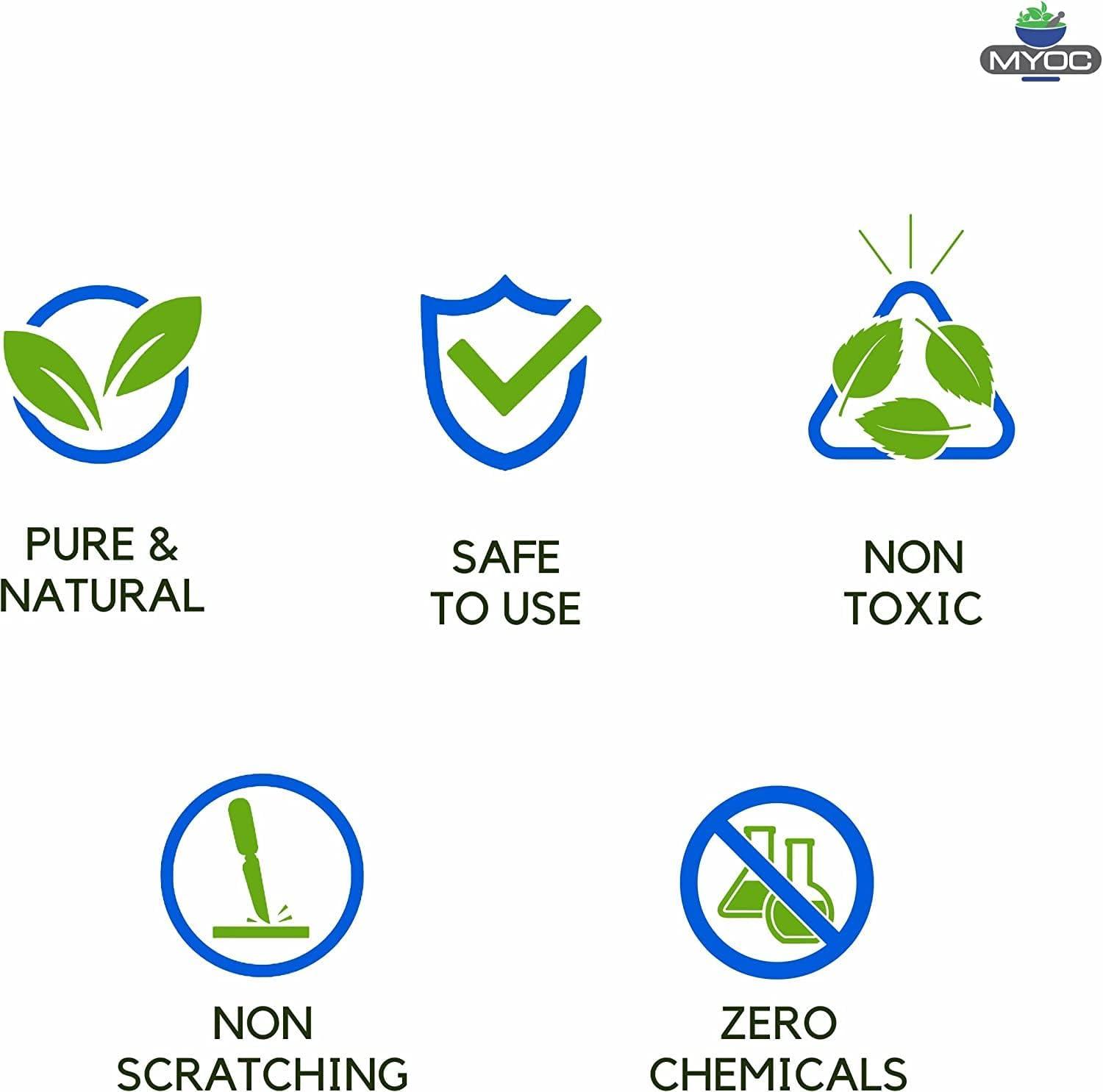 MYOC Myoc Borax Powder - 14.99 Oz, Borax Powder Bulk, Borax Powder for Laundry, Borax Powder for Hand Cleaner & Soap, Borax Powder for Slime, Borax for Washing Powder PO2