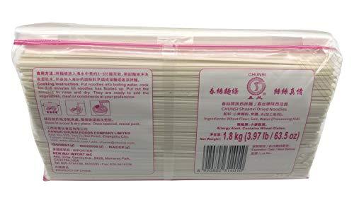 CHUNSI CHUNSI Chinese Noodles, Dried noodles ShaanXi Ramen Style 1800g