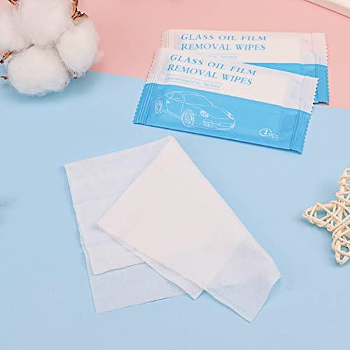 Hipruict Hipruict Car Cleaning Wipes, Set of 100 Individually Car Wipes, Fast Cleaning Car Leather Cleaner Wipes, Suitable for Car Window Glass, Floor Windows, Mirrors