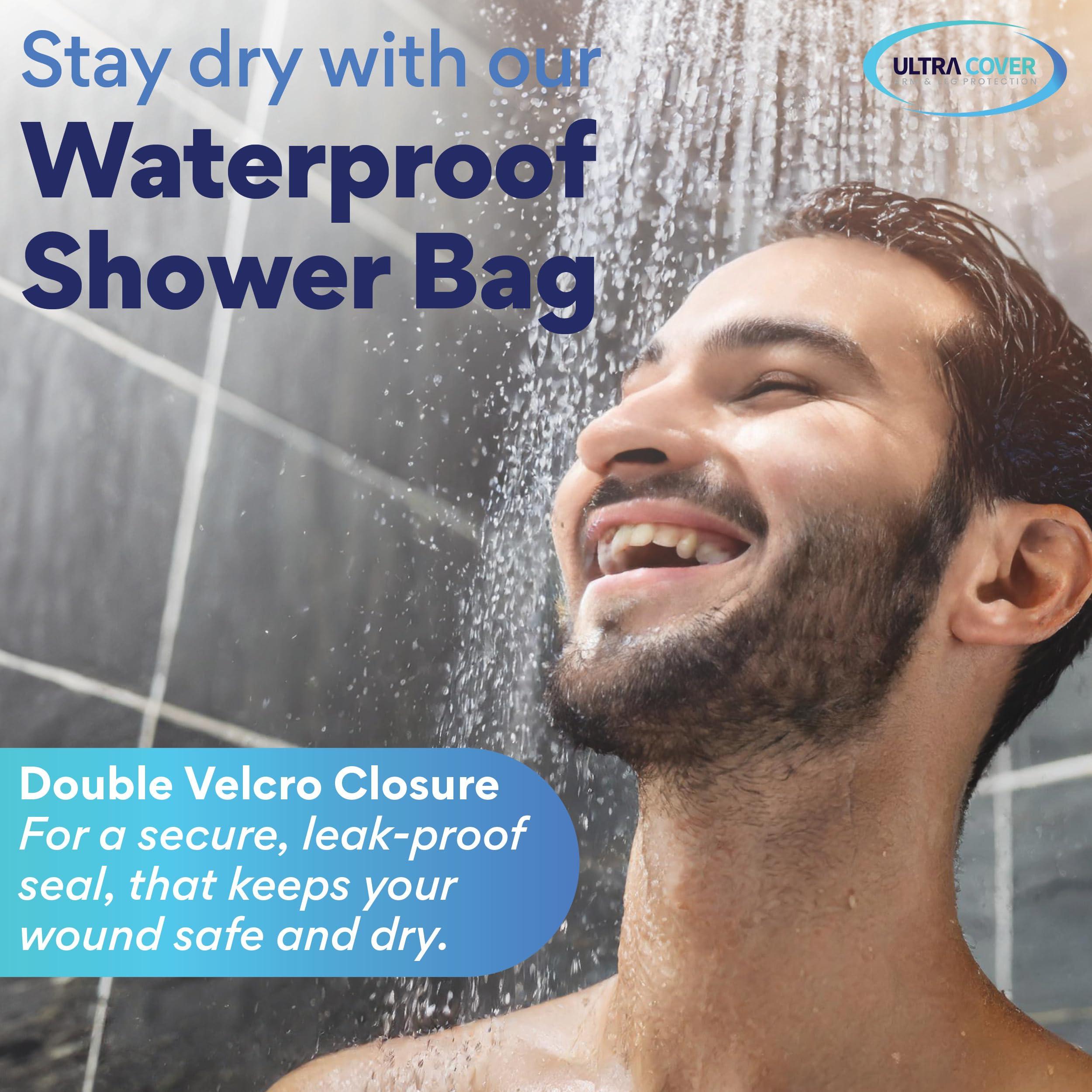 Ultra Cover UltraCover Waterproof Leg Cover For Shower, Cast Shower Cover for Wounds and Bandages, Leg Cast and Injury Protector for Adults, Surgery Recovery Supplies