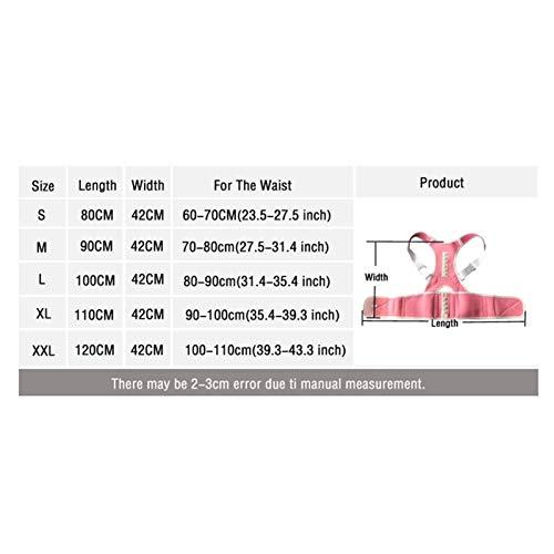 SADDPA DSMYYXGS Magnetic Back Posture Corrector Clvicle Spine Corrector Prevent Slouching Adjustable Back Support Brace Back Straightener Corset (Color : White, Size : Large)