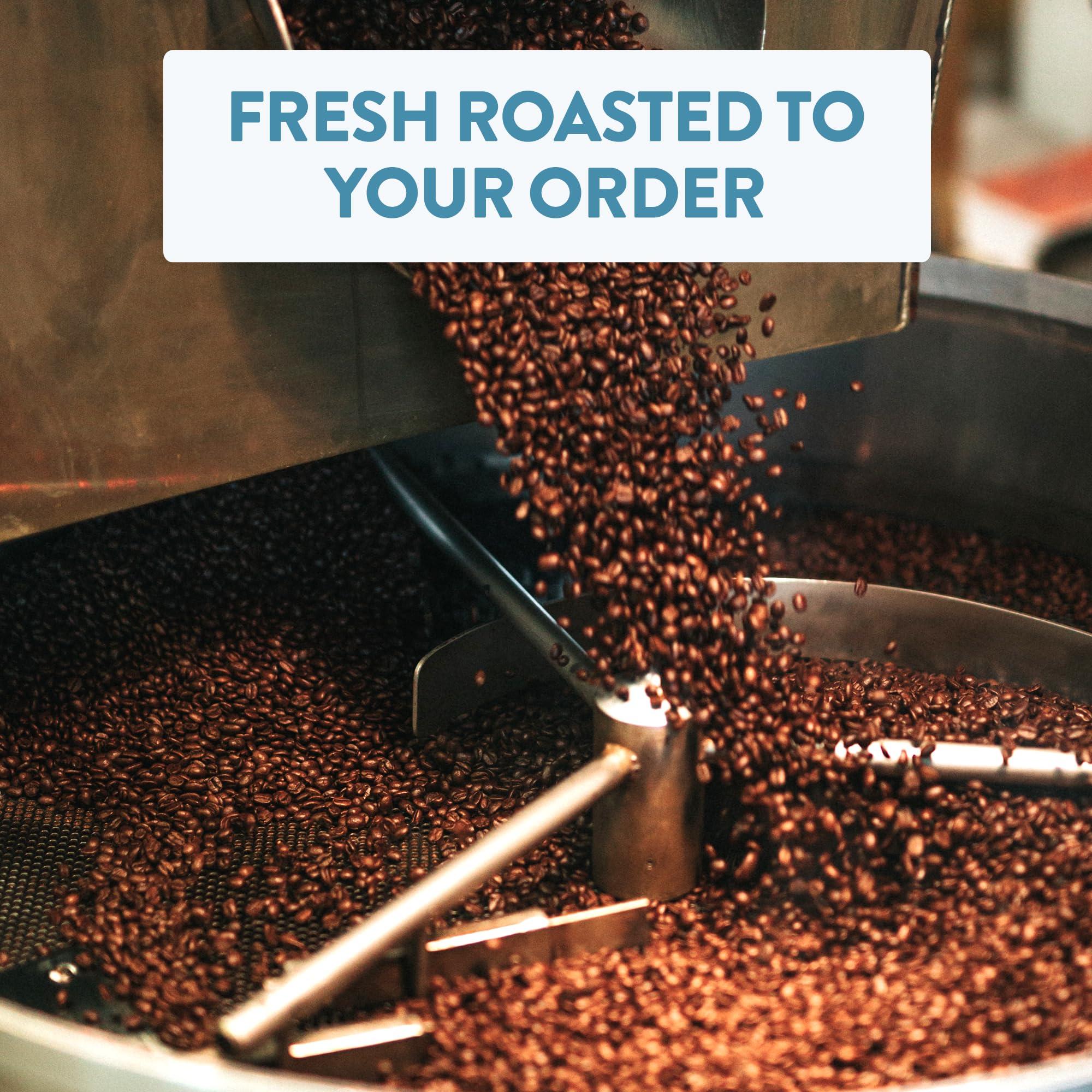 Generic Bali Blue Moon, Medium to Dark Roast Whole Bean Coffee Organic Low Acidic Fresh Roasted Speciality 2 lb.