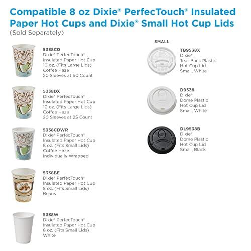 Dixie Dixie - PerfecTouch Hot Cups, Paper, 8 oz., Coffee Dreams Design, 50/Pack