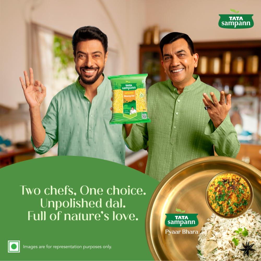 Tata Tata Sampann Moong Dal - Unpolished, 1kg
