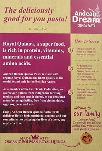 Andean Dream Organic Quinoa Pasta Fusilli Gluten Free Andean Dream 8 oz Box