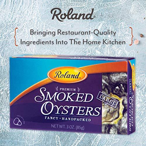 Roland Foods Roland Foods Premium Smoked Large Oysters in Oil, Wild Caught, 3 Oz Tin