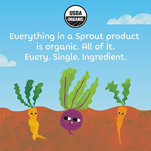 Sprout Sprout Organic Toddler Snacks, Crispy Chews, Red Berry & Beet, 3.15 oz - Pack of 10