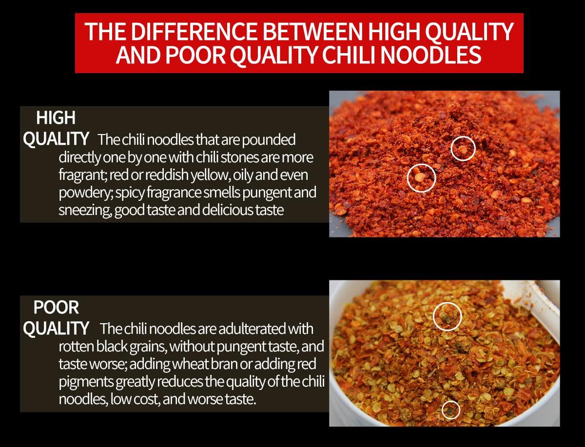 BAILINHOU Chinese Sichuan red Chili Powder 5.51 Pound / 2500g (first grade medium coarseness), Original imported of Szechuan, china