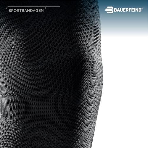 Bauerfeind Bauerfeind Sports Compression Knee Support NBA - Lightweight Design with Gripping Zones for Basketball Knee Pain Relief & Performance with Team Designs (Black, S)