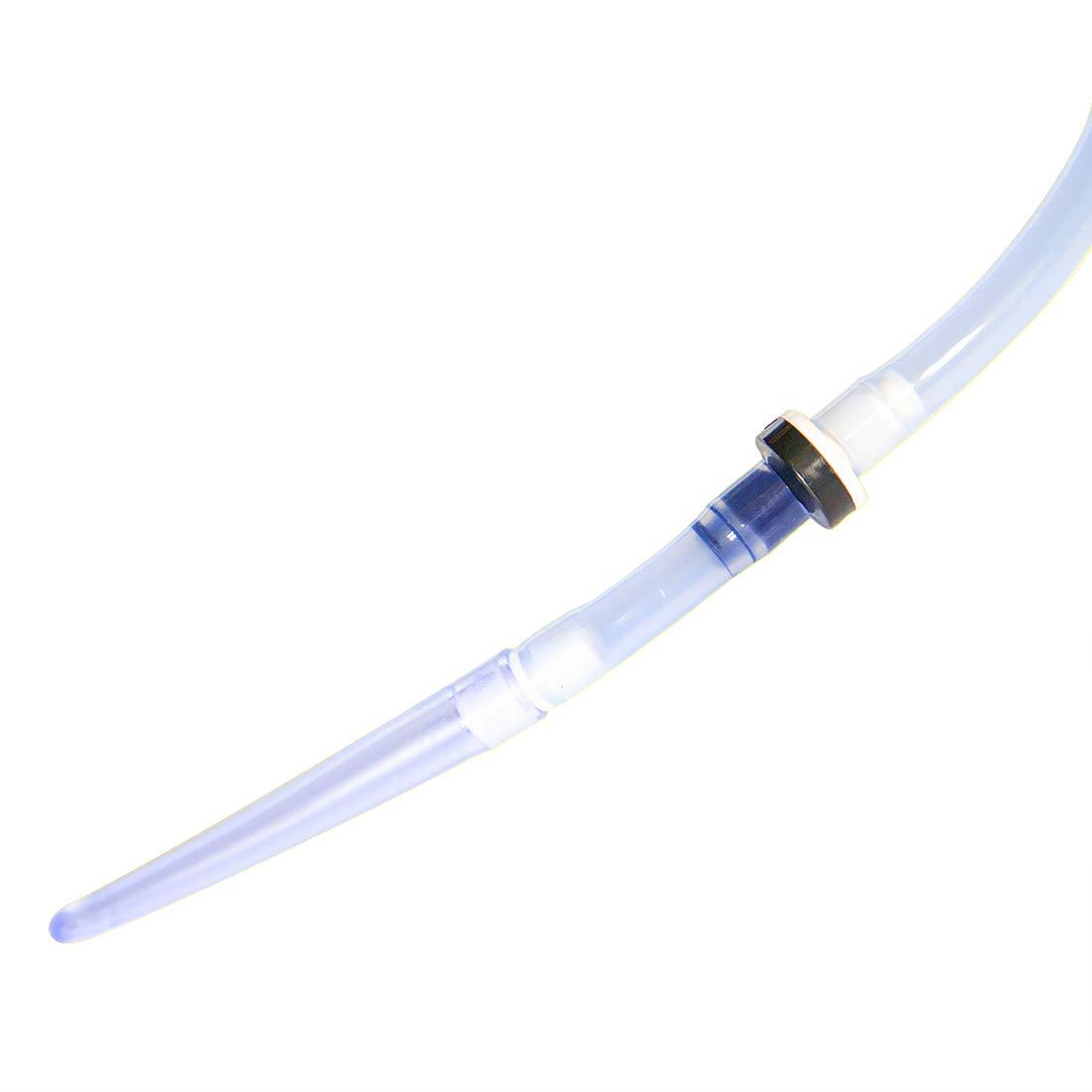 KIMANN KIMANN Enema Replacement Nozzle Tips (12 Pcs) - BPA-Free Enema Parts, Flexible Soft PVC Comfort Nozzle Enema Attachment