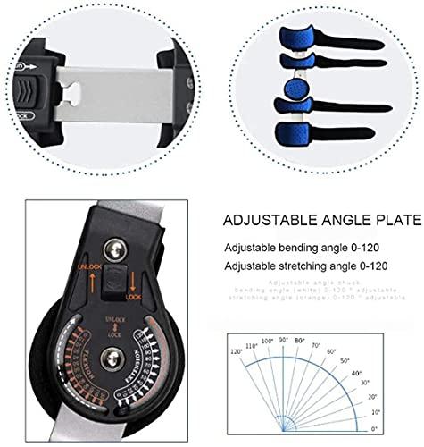 QJHP Hinged Elbow Brace, Hinged Support Sling Stablizer for Dislocated Arm, Adjustable Post OP Elbow Brace Stabilizer Splint Arm Injury Recovery Support After Surgery (Right)