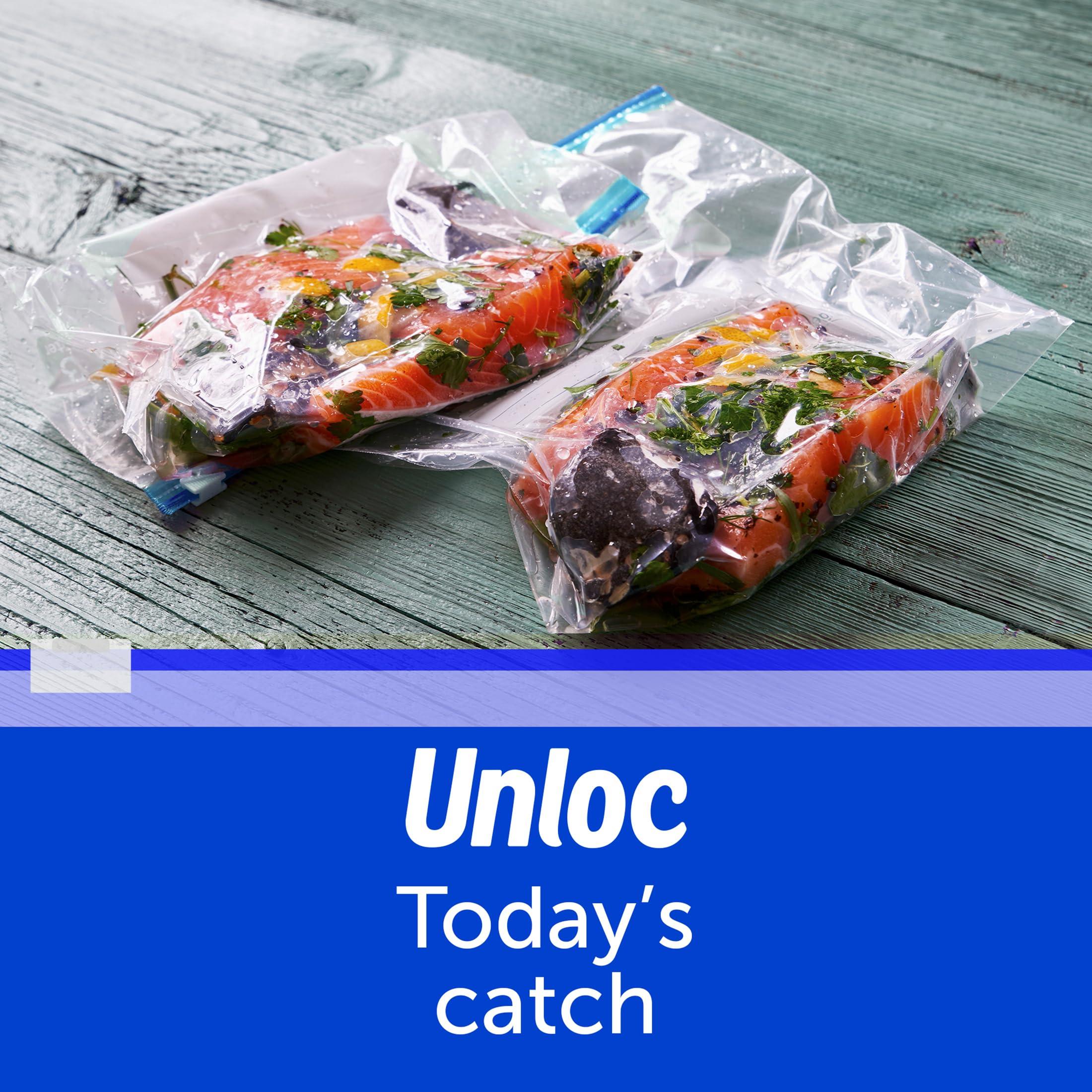 Ziploc Ziploc Quart Food Storage Freezer Slider Bags, Power Shield Technology for More Durability, 136 Bags Total