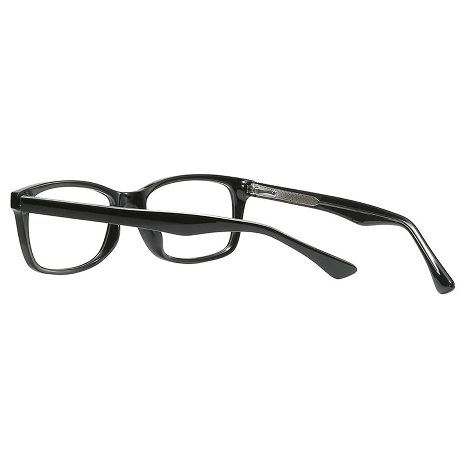willochra willochra Invisible Small square Bifocal Blue Light Blocking Reading Glasses for Women Men, Computer Readers Eye (black, 250)