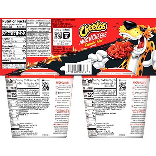Cheetos Cheetos Flaming Hot, Mac N Cheese, 2.11 Oz, 4 Ct